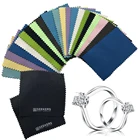 Silver Silver Polishing Cloth Wholesale Silver Gold Jewelry Polishing Cloth Silk Satin Polishing Cloth