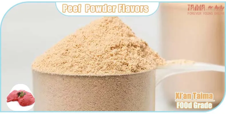 Pure natrue rundvlees poeder smaak en geur rundvlees essence voor voedsel 0