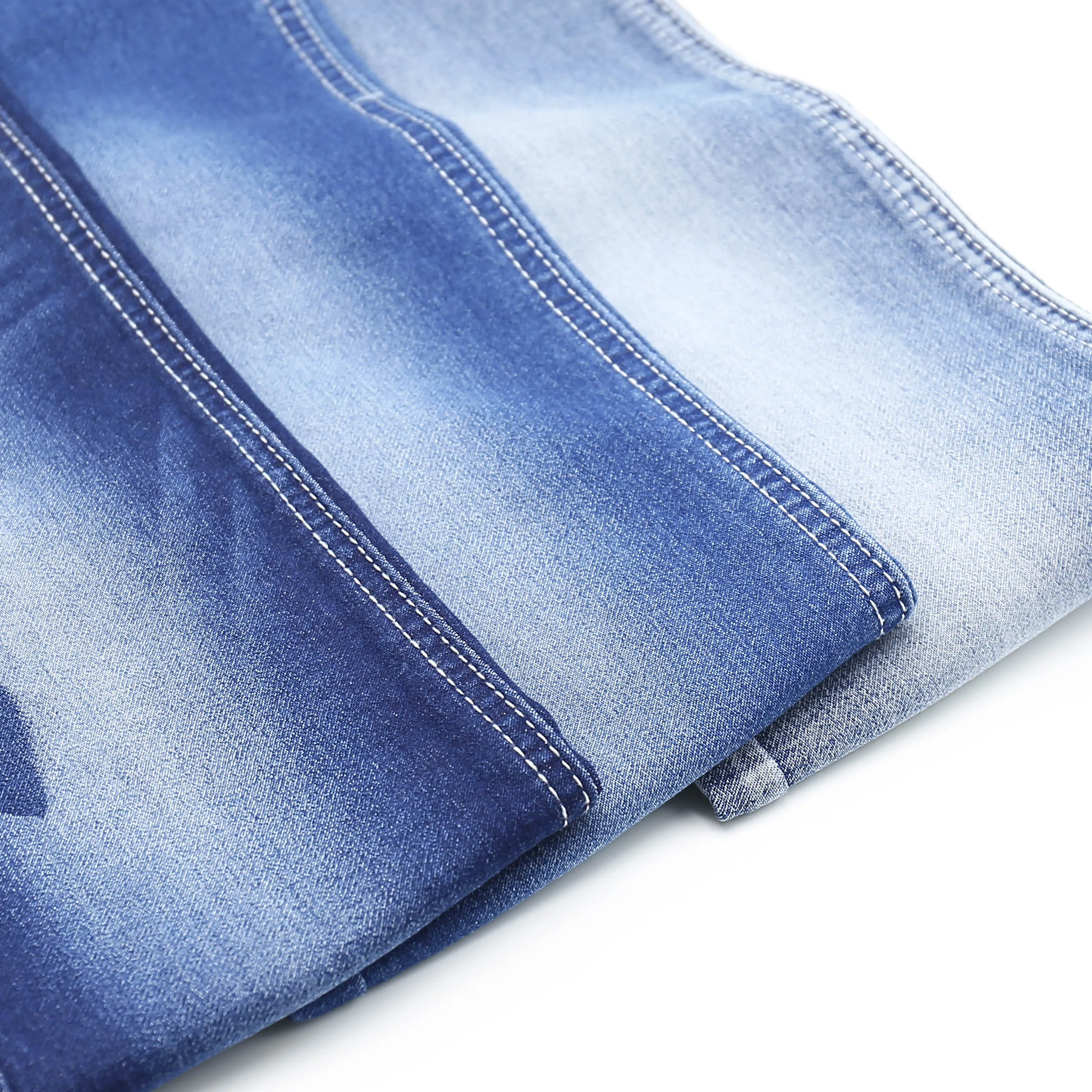 Cotton Polyester Blend Denim Print 