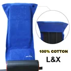 Sport Towel 100%cotton Fitness Sport Gym Towel With Hood Zipper Pocket Logo Embroidery No MOQ Bench Towel