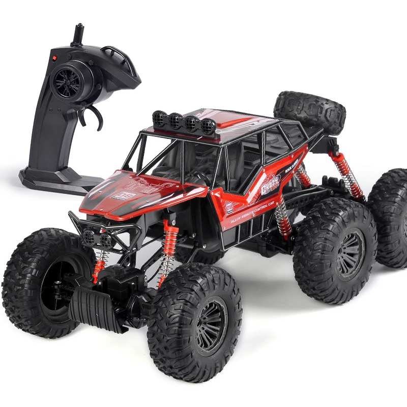6 wheels climbing off road remote control 1:8 scale hot toy alloy the car model