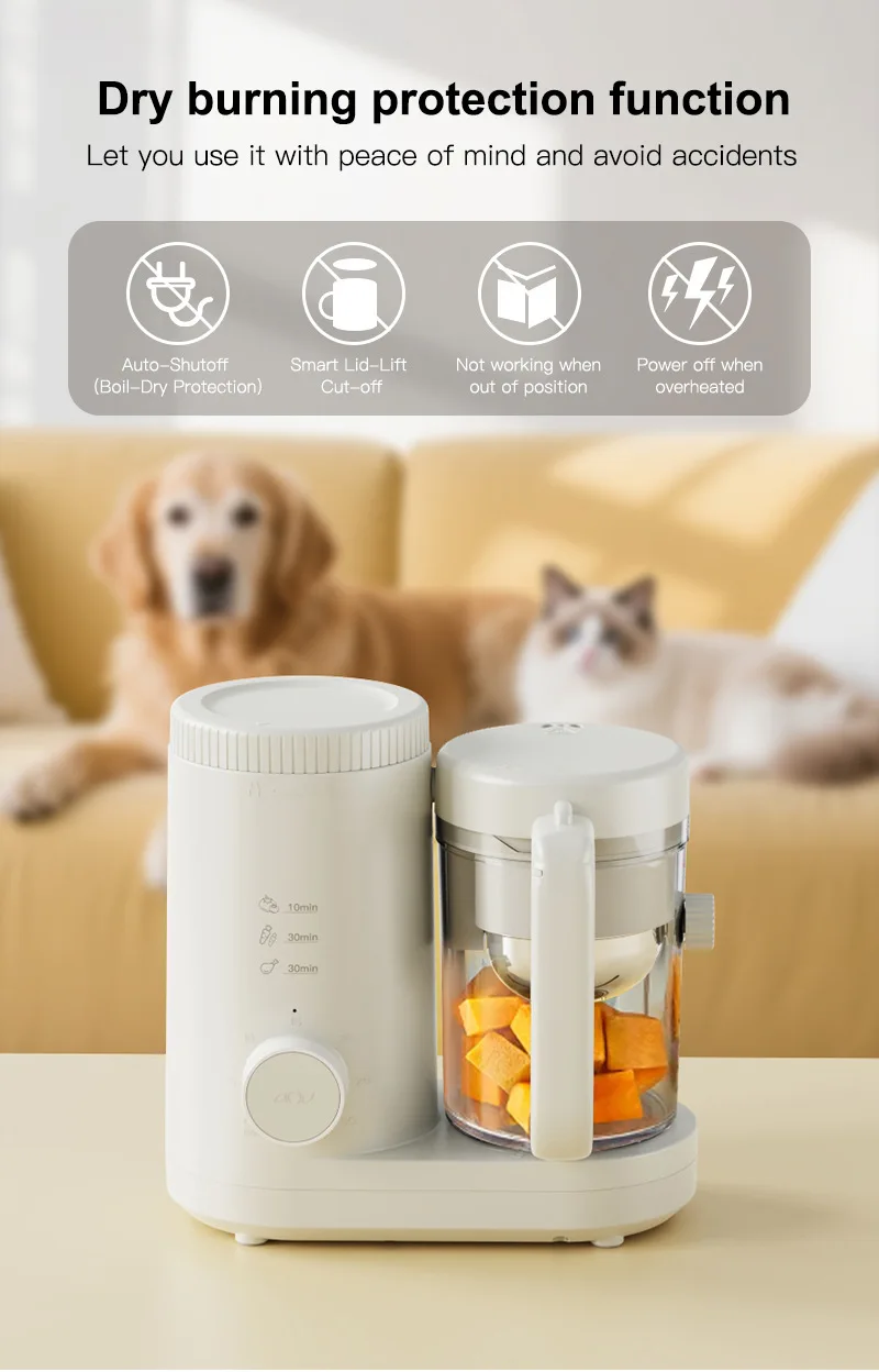 Hot Multifunctional Pet Steaming Machine Integrated Food Processor Homemade Fresh Meal Maker for Dogs Cats Pet Products supplier