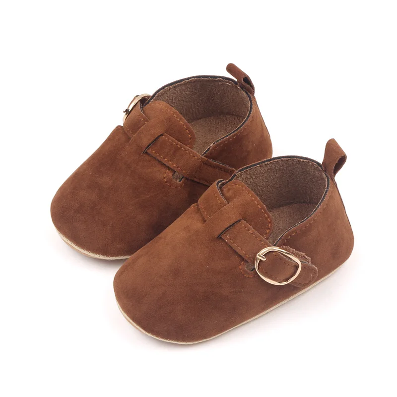 Unisex Soft PU Sude Material Anti-slip Baby Boy Shoes Toddler Newborn Girl Shoes details