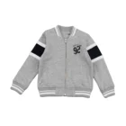 Boys Jacket 2021 Factory Wholesale Grey Cotton Polyester Wholesale Boys Jacket