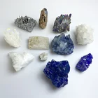 Quartz Wholesale Decoration Electroplate Colourful Pink Blue Yellow White Large Clear Natural Rock Quartz Crystal Cluster