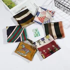Ladies Scarf 50*50CM Square Polyester Silk Scarves Wholesale Luxury Ladies Designer Scarf Silk Head Scarves