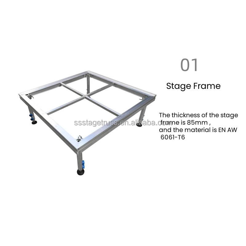 product aluminium  plywood portable movable party stage-8
