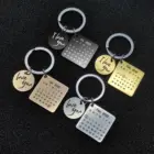 Item Promotional Item Calendar Key Chain Boyfriend Girlfriend Custom Shaped Calendar Keychain Gift
