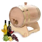 Red Wooden Oak 1L/1.5L/3L/5L/10L Wooden Beer Barrel Red Wine Barrel Coffee Barrel