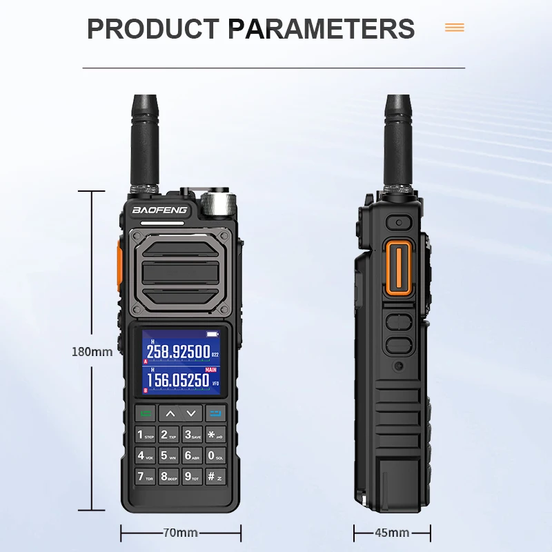 2024 New Factory Price Baofeng UV-25L Tir Band Two Way Radio 10W Long Range Intercom Ham Handheld Walkie Talkies