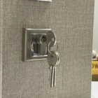 Brass Door Lock Brass Euro Profile Brass Cylinder With S-slot Keys For Interior Door Lock
