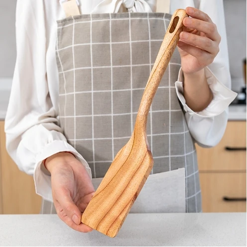 Wholesale chinaberry Kitchen Accessories spatulas Utensils Cooking Tools Wooden Kitchen  Utensils Sets Wood Kitchen Utensil