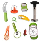 Banana Amazon Hot Sale Factory 10pcs Kitchen Peeler Avocado Cutter Knife Banana Apple Slicer Fruit Carving Tools Set