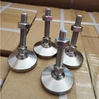 Legs Machine Feet Base Dia.60mm Floor Foot Machine Feet Furniture Legs Nylon Fixed Base Adjust Feet