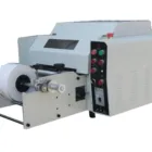 Mini 12inch Mini Beautiful Pattern Glossy And Matte Uv Varnish Coater Roll To Roll Laminating