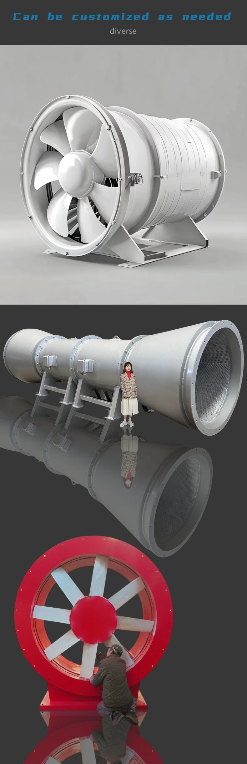 Mixed Flow Fan, SWF, Explosion-proof, Axial - detail 8