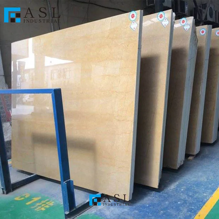 Natural yellow stone royal emperor gold slab sunny yellow golden color floor tile types