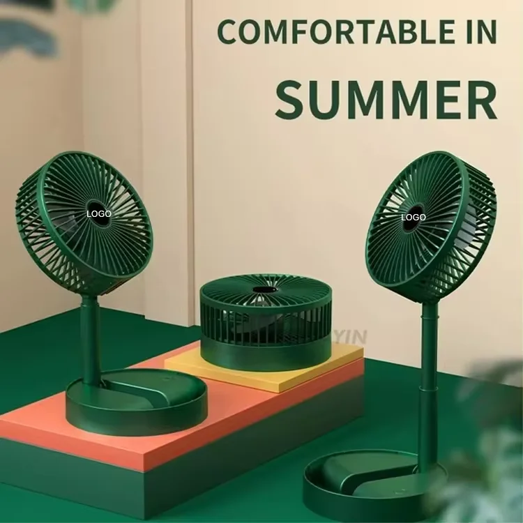 Folding Floor Standing Fan, USB, Portable - detail 10
