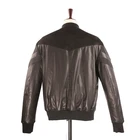 Jacket 100%Polyurethane Men's Cotton-Filled Pu Jacket American Pu Jacket