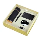 2021 New Marketing Customized Notebook Pen Gift Promotional Power Bank USB Flash Drive Gift Set
