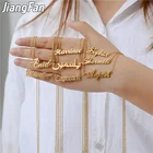 Necklace Jewelry Necklaces Stainless Steel Custom Name Chains 14K 18K Gold Pendant Necklace Jewelry Women