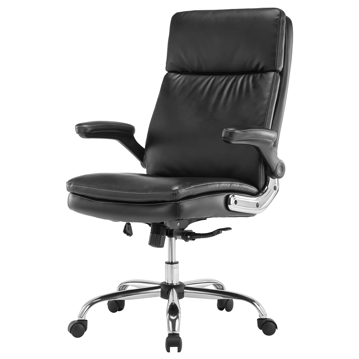 black pu chair