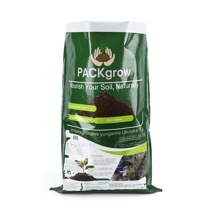 Factory Supply Biodegradable Reusable PP Woven Fertilizer Bags 10kg 20kg 25kg 50kg for Organic Fertilizer Storage