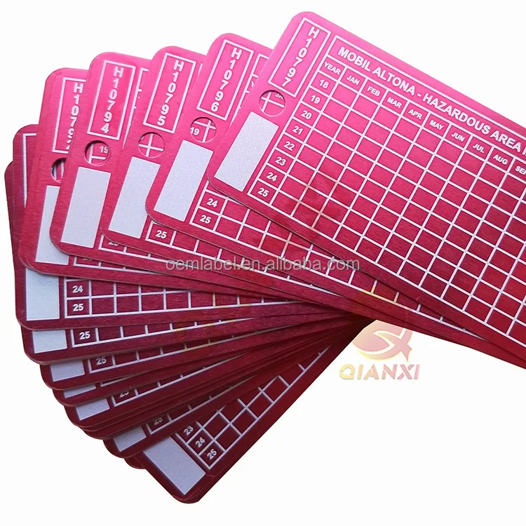 Serial Numbers Metal Nameplates Qr Code Barcode Nameplate Aluminium