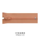 Zipper Make Hot Sellers Color Zipper 3# Nylon Close End With Custom Zipper Slider Which Also Can Make Zipper For Clothes