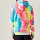 Men Hoodie Men Custom Preppy Long Sleeve Pullovers 100% Polyester Guys 3d Distressed Blank Tie Dye Up Hoodie Hoody