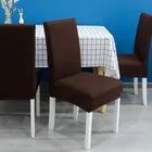 Chair Cover Spandex Hotel Chair Covers For Party Stretch Chair Cover Slipcover Protector Solid Color And Printed Spandex Chair Seat Cover For Dining Room Living Room Hotel