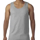 Custom Men's Tank Tops Solid Color Classic Cotton Sleeveless Undershirt Vest Wholesale Dropshipping