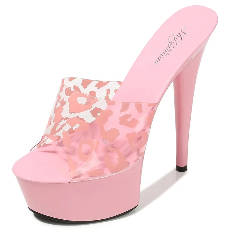 pink platform jelly shoes