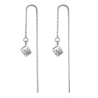 Earrings Wire High Quality Cube Fashion Earrings Stone Ear Wire