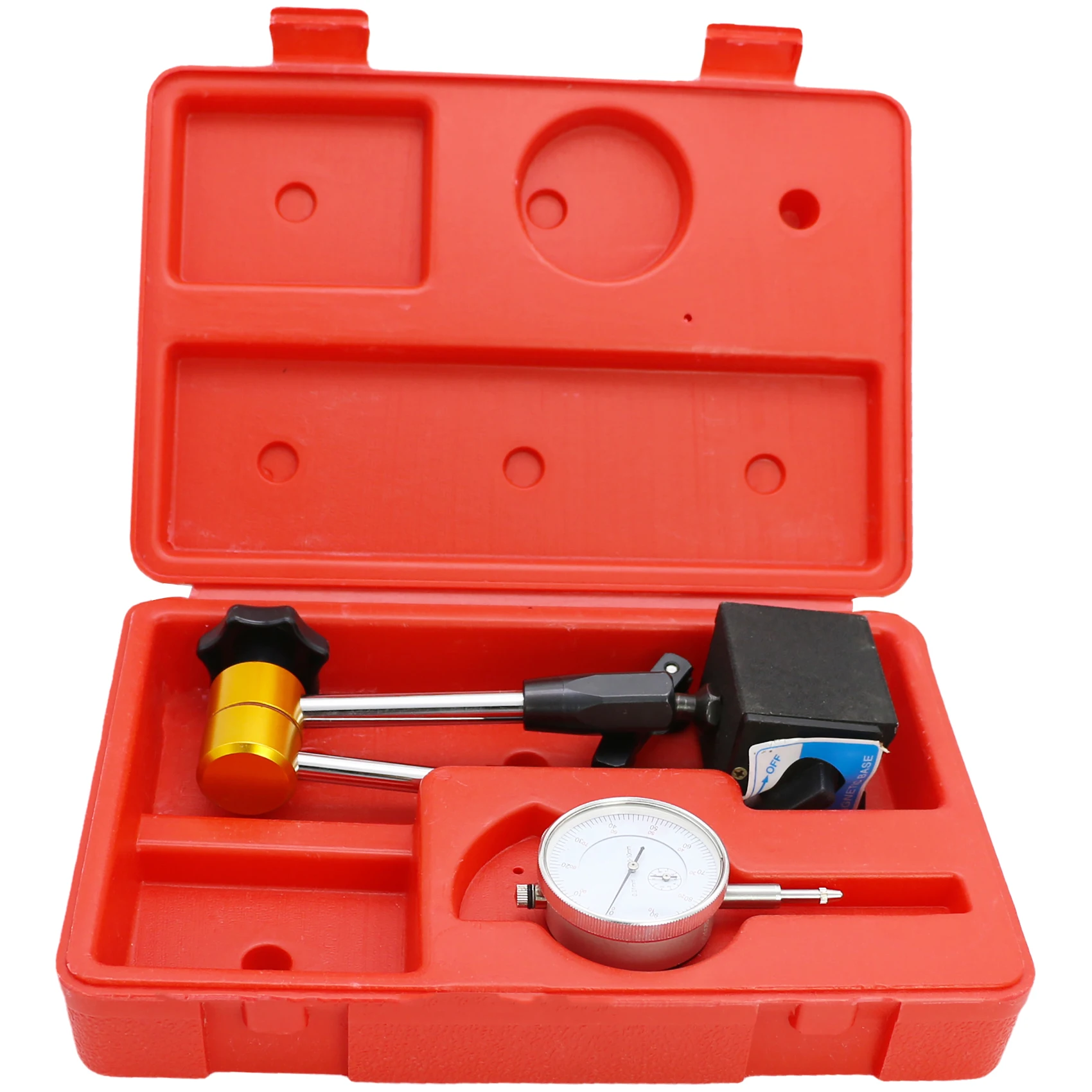 Sugetools Dial Indicator With Magnetic Base Gauge Dial Indicator