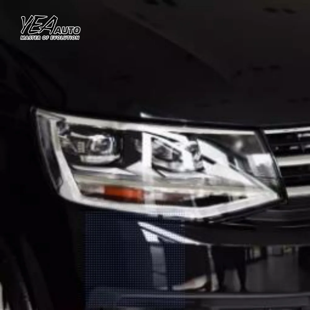 product car headlight glass lampshade cover lens for vw volkswagon multivan t6 head light lens cover-8