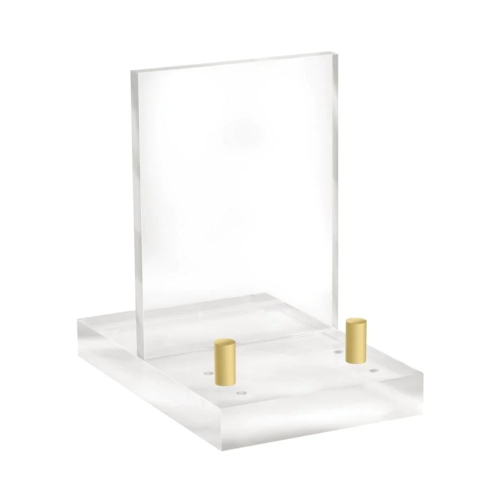 Custom Transparent Acrylic Easel Modern Fashion Acrylic Display Stand Display Home Office Photo Card Decoration