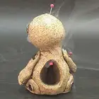 Resin Craft Voodoo Doll Cone Burner Incense Burner Desktop Resin Ornament Handmade Craft New Incense Burner