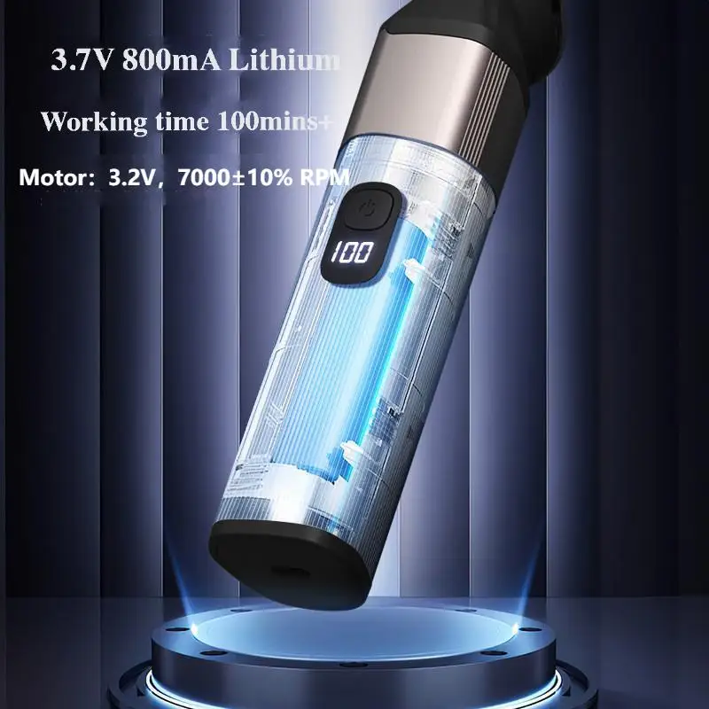 6 in 1 Multifunctional Electric Hair Clipper with IPX7 Waterproof and 1.5h Charging Time for Men's Grooming