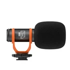 Recording Pixel M80 Mini Condenser Video Recording Microphone With Clip For Smartphone Tablets DSLR Camera Camcorder