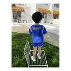 Direct Factory Direct Sales Customized Colors 100% Cotton Summer Popular 2 Piece Short Sleeve Short Set