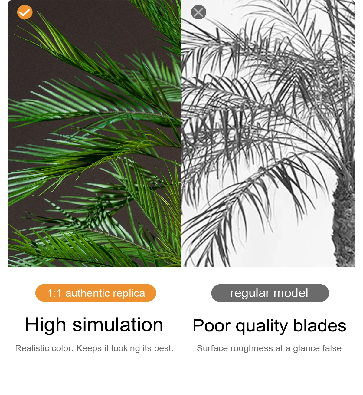 High Quality Artificial Palm Anemone Tree Indoor Outdoor Simulation Decoration Christmas Graduation New Year Easter-Factory Sale factory