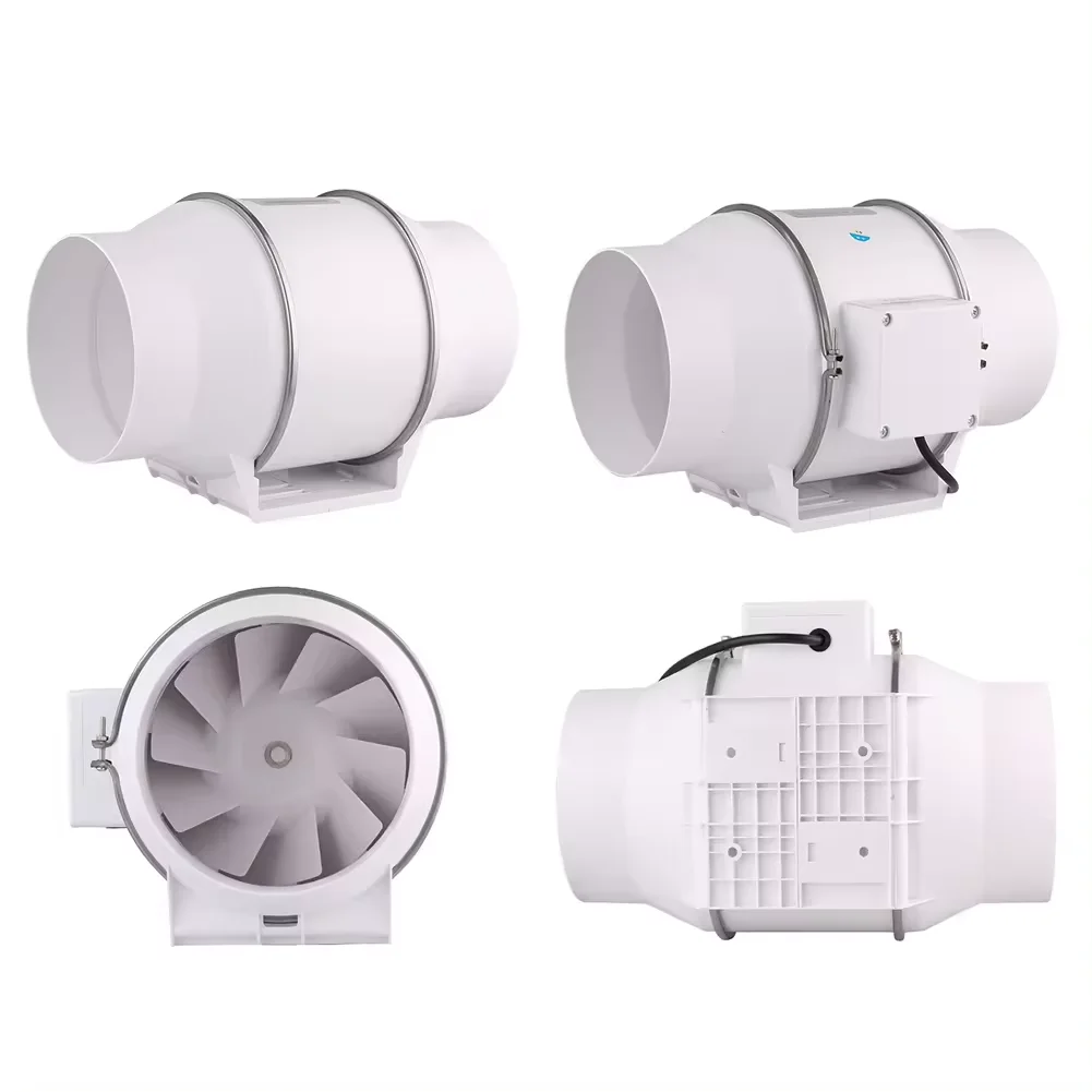 Mixed Flow Fan, 220V/50HZ, 4/5/6inch, Inline, 8'' - detail 6