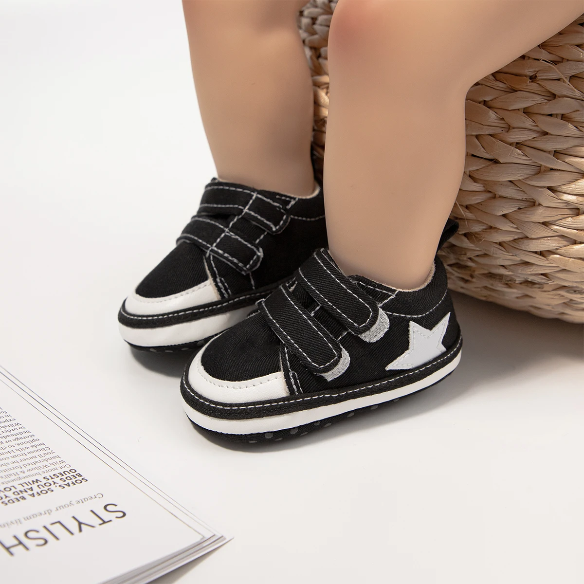 MOQ 12 Fancy Baby Casual Boy Shoes Baby Sneakers Soft Sole Anti-slip Breathable Organic Baby Shoes