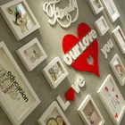 Family Photo Romantic Love You Heart Family Memory Photo 13pcs Frame Sets