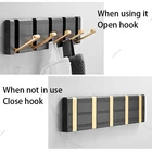 Decorative Wall Black Wall Hooks Black Nordic Decorative Wall Mounted Metal Living Room Wardrobe Clothes Hidden Wall Hook