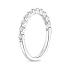 Eternity Ring Set Wedding Ring Set 2MM Eternity Band 925 Silver Engagement Wedding Ring Bridal Ring Set Jewelry