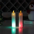 Light Candle Yellow Wholesale Cheap Long Last Light Sparkling Party Amber Glow Candle