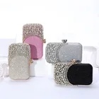 Clutch Evening Wholesale PU European And American Style Rhinestone Purses Clutch Evening Bag For Woman