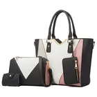 Leather Ladies Hand Bags HONGRUI Handbag Leather Woman 4pcs Set Luxury Ladies Hand Bags